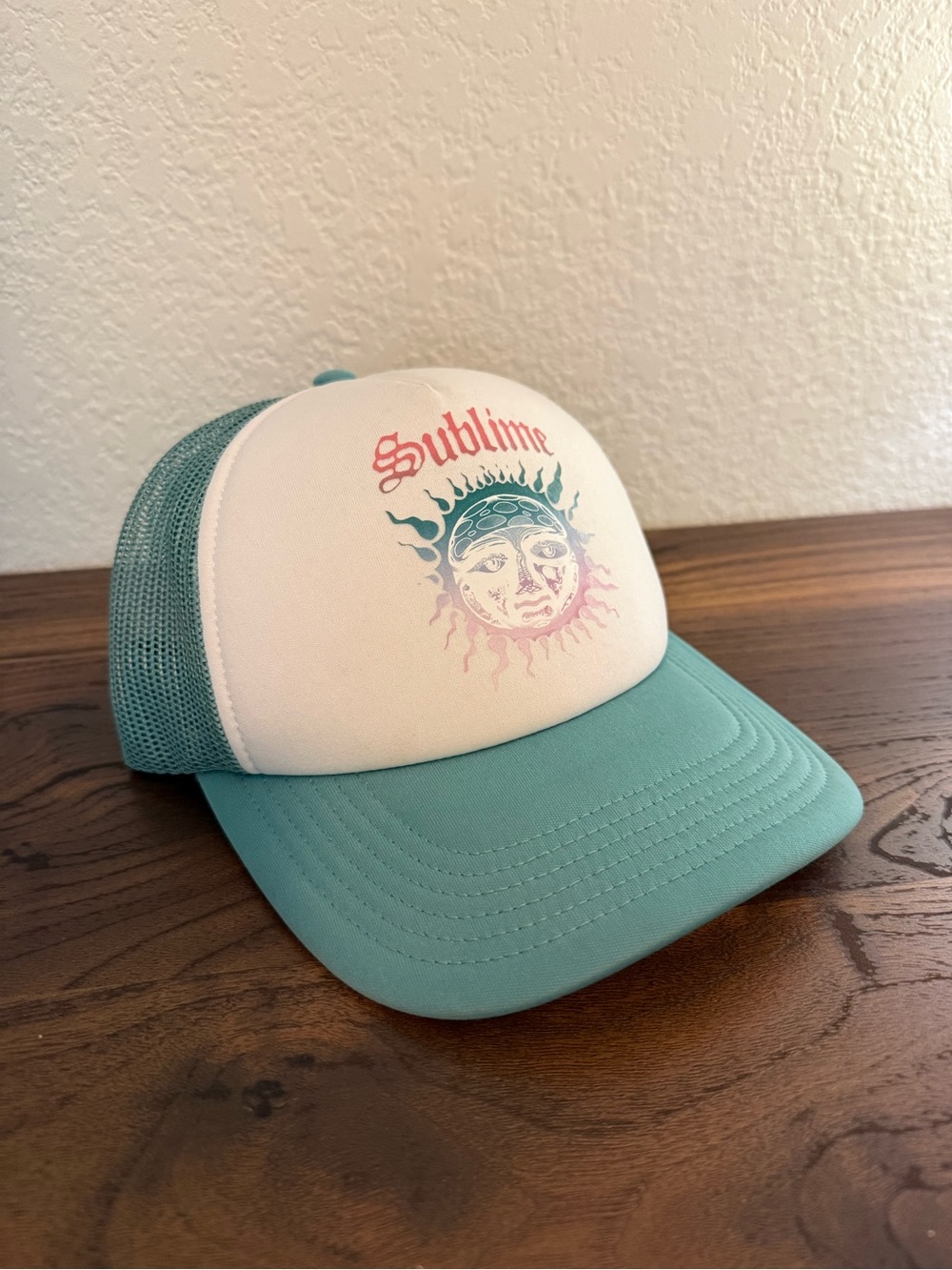 American Eagle Teal Trucker Hat